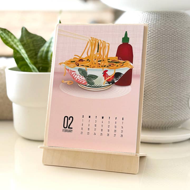 2026 everyday Asian scenes 12 month calendar with stand for wholesale by I'll Know It When I See It