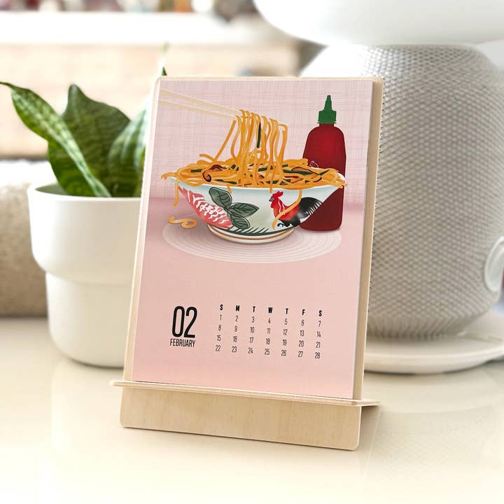 2026 everyday Asian scenes 12 month calendar with stand for wholesale by I'll Know It When I See It
