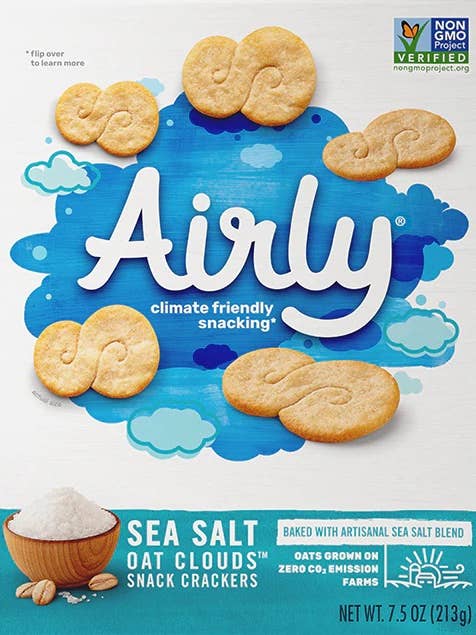 Craquelins au sel de mer et nuages d'avoine pour la vente par Airly Foods