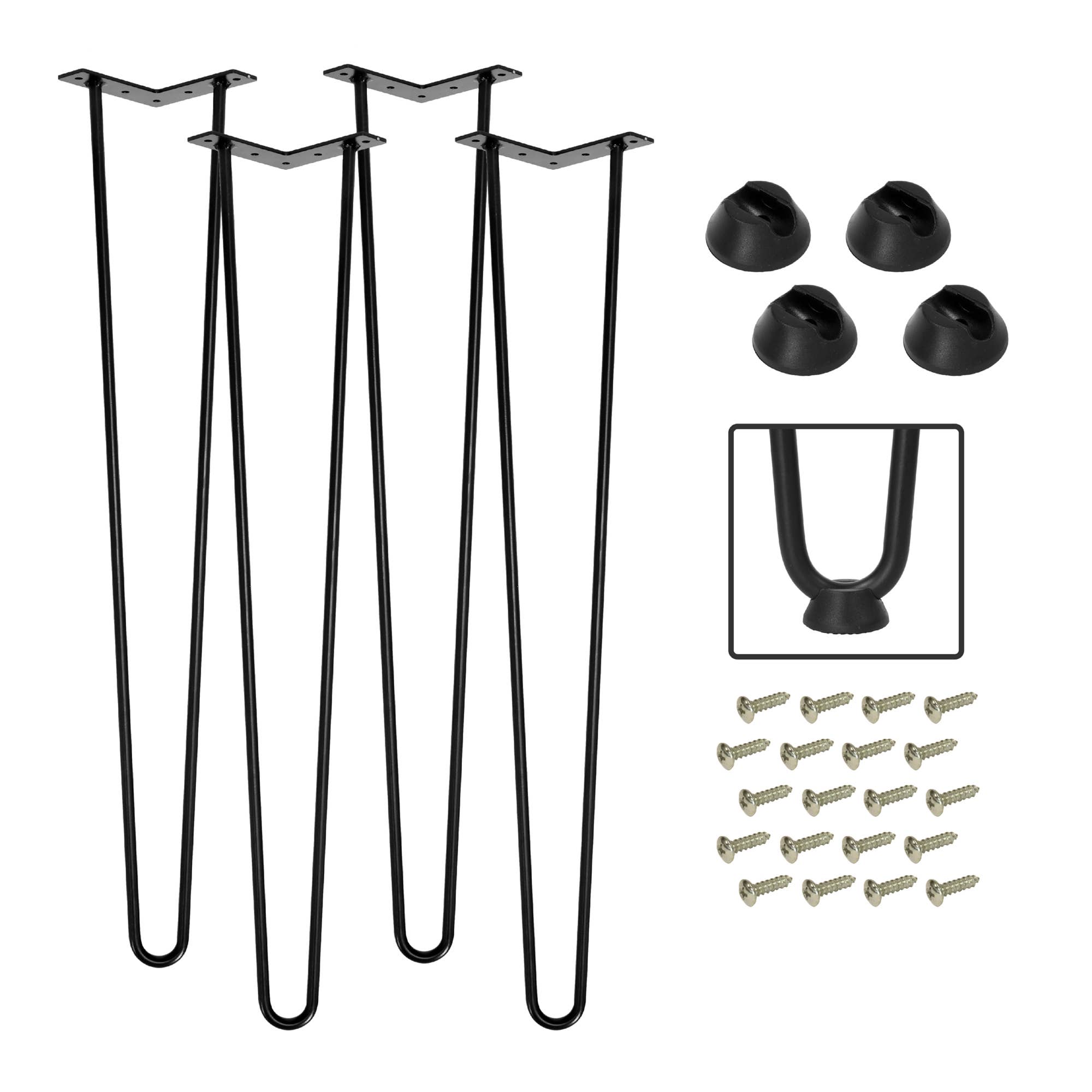 Sanwacraft – Großhandel Bastelset – Schwere Stahl-Haarpin-Beine – stabile Metalltischbeine5