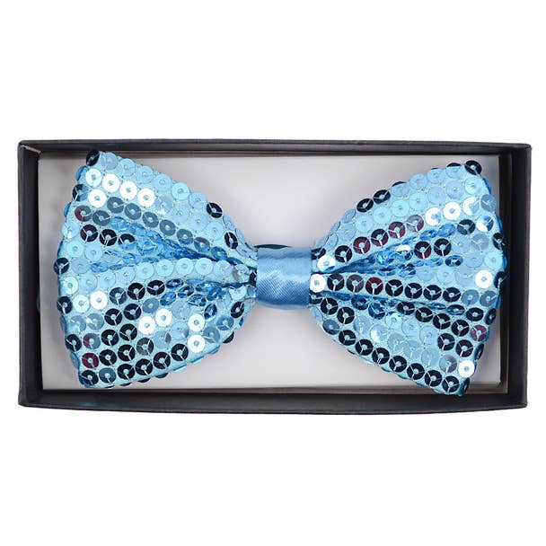 Selini New York - Wholesale Bow Tie - Men's - Men's 2.5" Sparkle Sequin Banded Bow Ties3