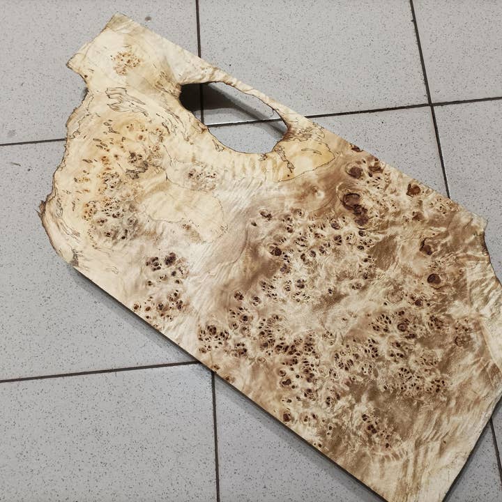 Populierenwortelhoutblok voor gitaarlichaam houtbewerking #16 voor wholesale door Prut63683