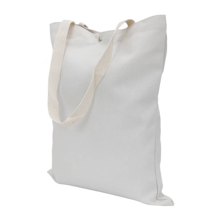 Cap Zone - Wholesale Tote Bag - Unisex - Plain Blank Tall Canvas Tote Bag