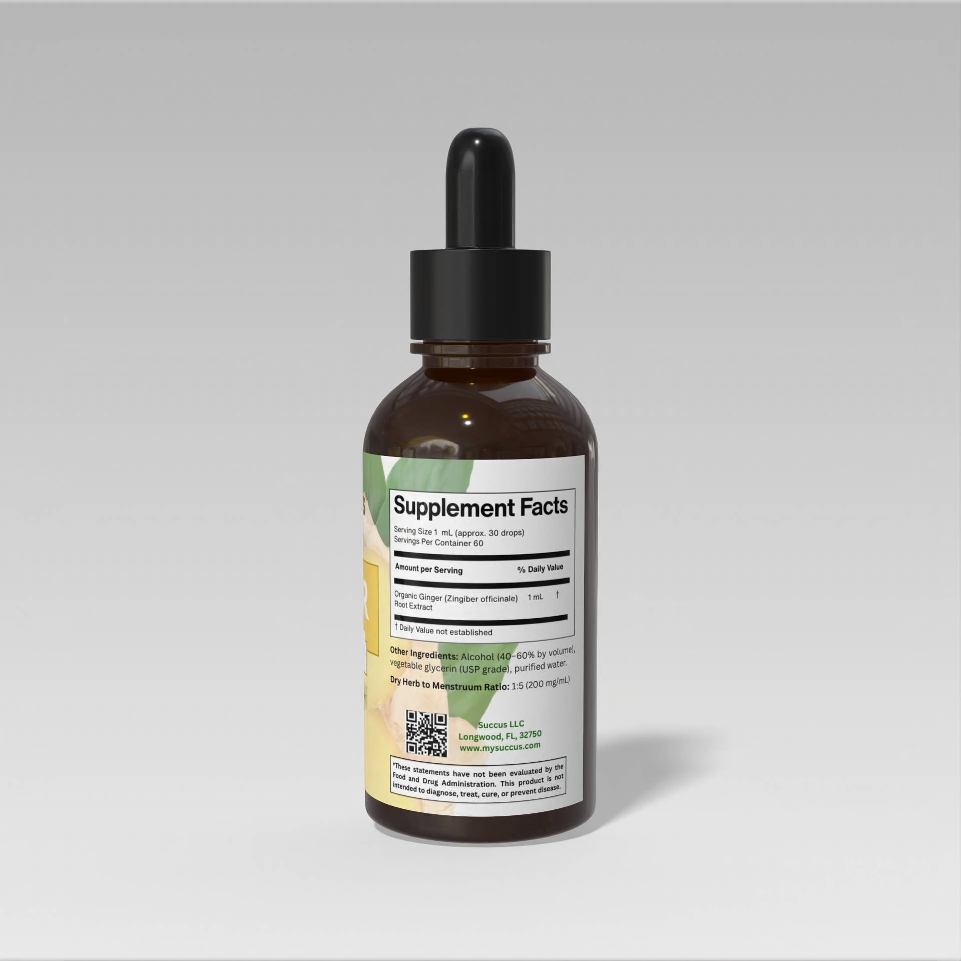 Succus - Wholesale Tincture - Ginger Tincture | Premium Ginger Root Herbal Extract2