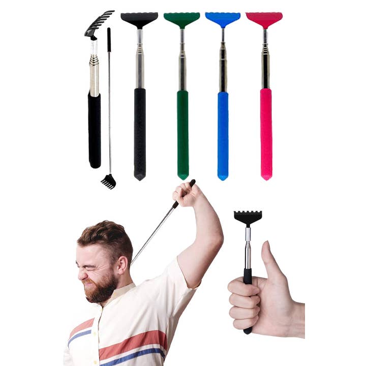 Cap Zone – Engroshandel Massageapparat til kroppen – Udtrækkelig og bærbar metalskraber til ryggen - 23 tommer