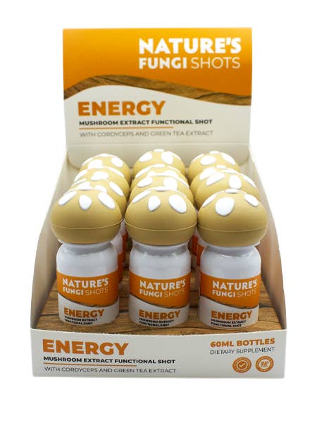 Nature's Fungi Functional Mushroom Shots Energy 12ct for wholesale by Nature's Fungi