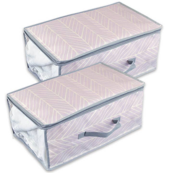 Chevron Soft Storage 18 x 12 x 8 Set of 2 for wholesale by Welcome Home Unbeatable Deals