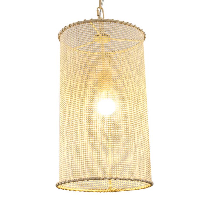 Brio Lighting - Wholesale Chandelier/Hanging Light - Lusteria 1-Light Farmhouse Beige Woven Rope Pendant Lighting7