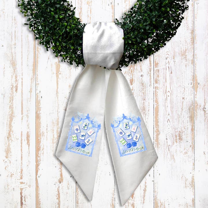 Vamos Mahjong Fajín Azul Guirnalda para venta al por mayor de Avery Lane Gifts