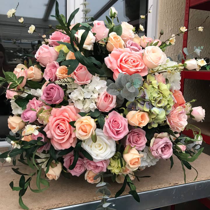IVY CRUZ – wholesale Konstgjorda blommor – Lyx blomma mittpunkt, Blommig mittpunkt, Bröllop