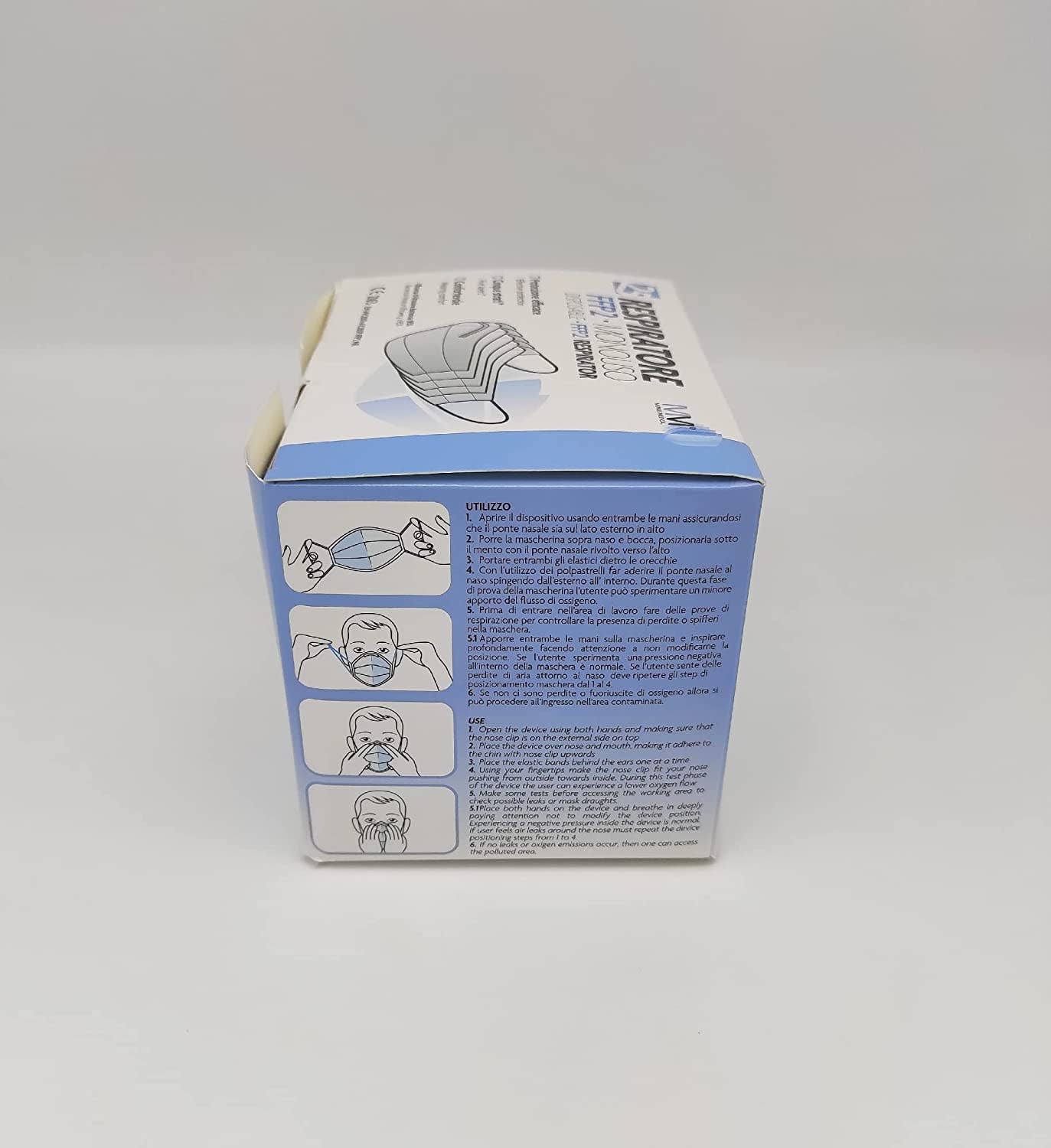 Munus Medical - Wholesale Protective Face Mask/Shield - FFP2 MM-4A RESPIRATOR - WHITE COLOR - Munus Medical8