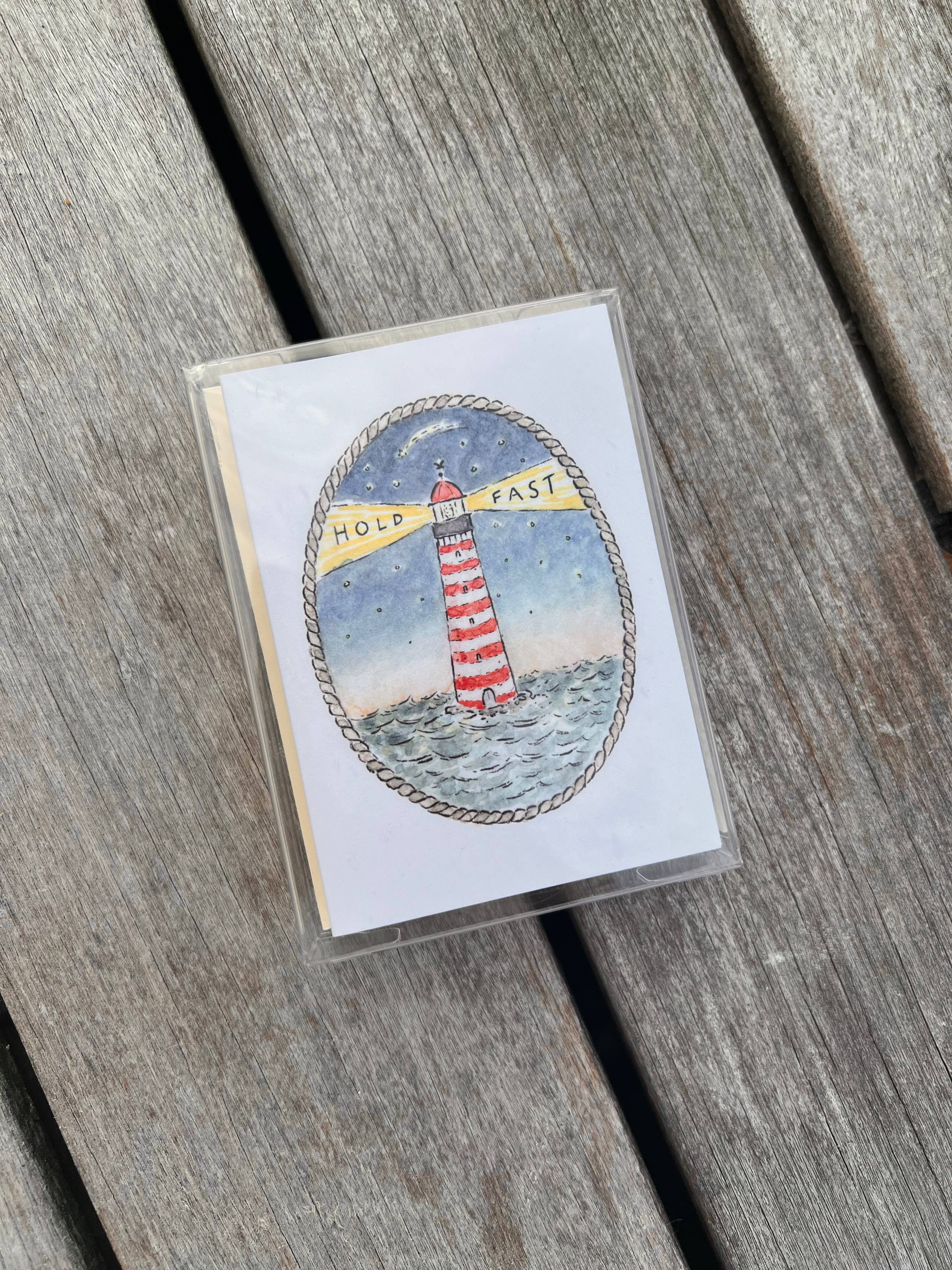 Independent Puppy - Wholesale Stationery/Notecard Set - Lighthouse Mini Note Cards, Set of 6 | 2.5 x 3.5"2