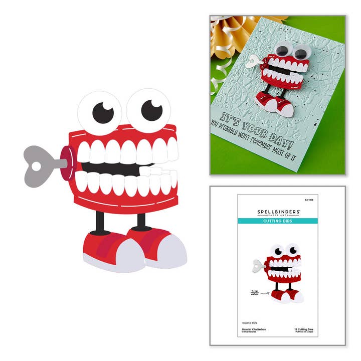 Dancin' Chatterbox Etched Dies for wholesale by Hero Arts + Spellbinders Wholesale