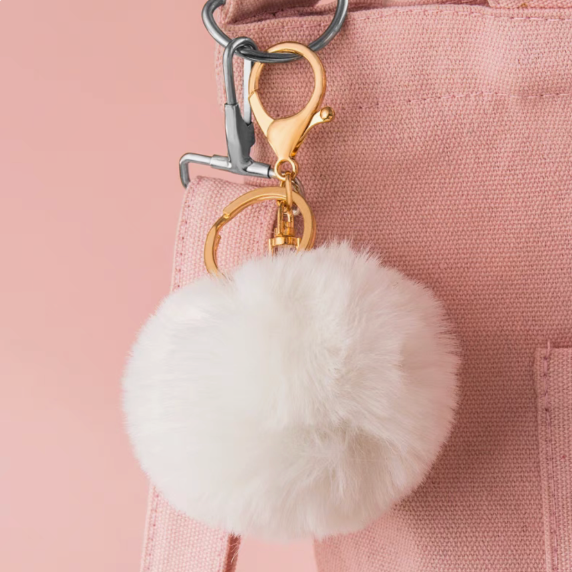DrifWoo - Wholesale Keychain - Women's - Fluffy Faux Fur Pom-Pom Keychain –Soft Puff Bag Charm 10