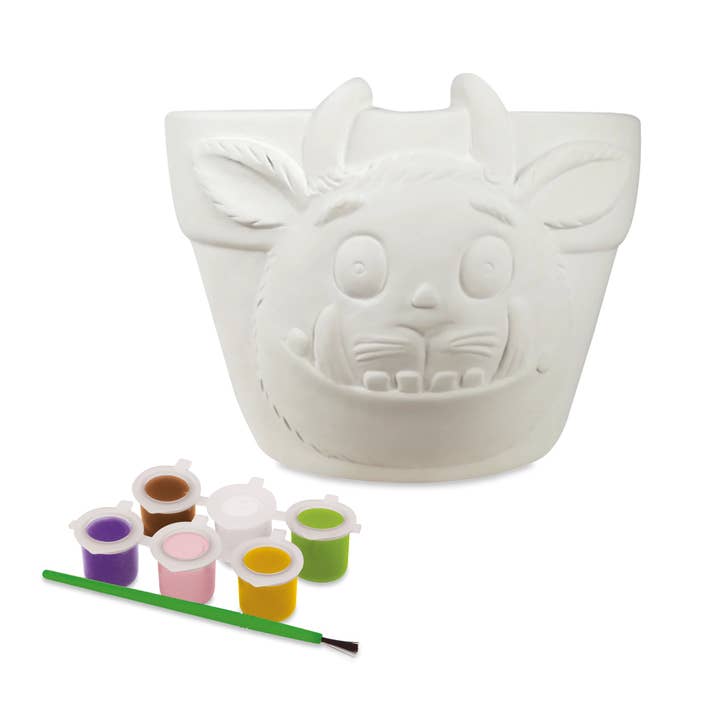 The Gruffalo Paint Your Own Plant Pot - Children's Craft Kit for wholesale by Robert Frederick Ltd