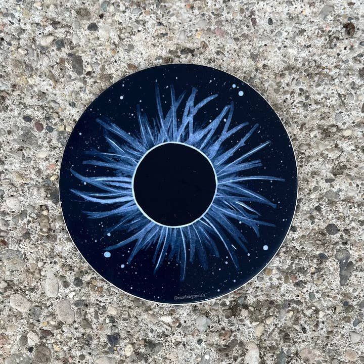 Made by Meish - Wholesale Sticker - Solar Eclipse Totality - Corona1