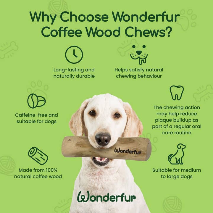 Wonderfur Caffè Legno Masticatore per Cani per la vendita all'ingrosso da parte di Wonderfur
