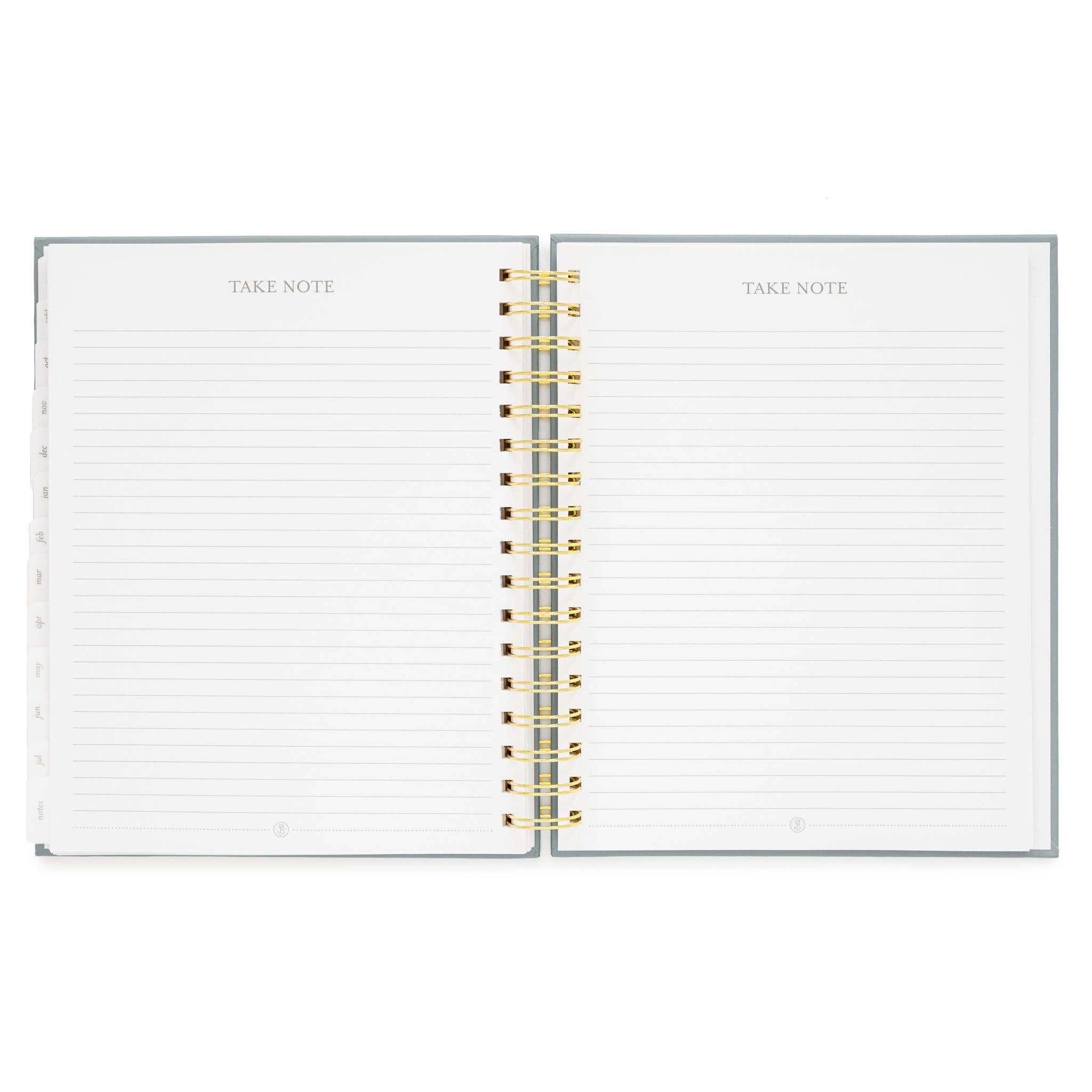 Sugar Paper - Wholesale Planner - 2025-2026 Dusty Blue Signature Spiral Academic Planner8