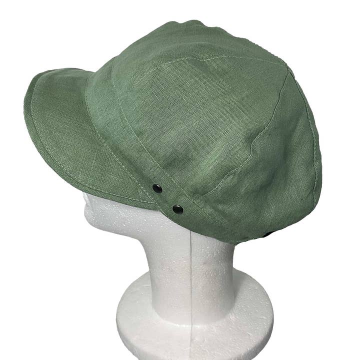 DCP Designs - Wholesale Newsboy/Schoolboy Hat - Women's - Linen Summer Cap, Newsboy style tie, Code HDC-L:14