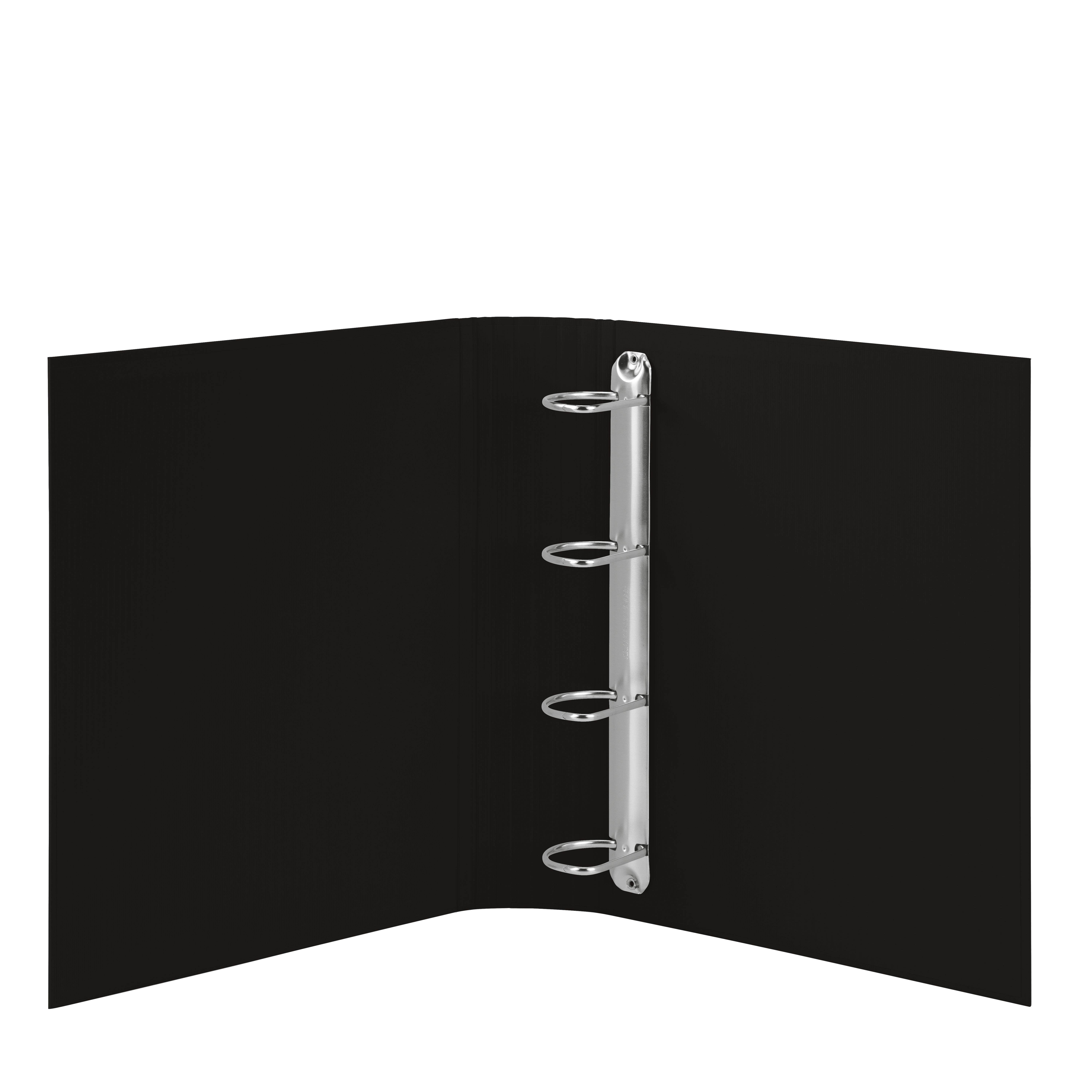 Rössler Papier - Wholesale Notebook - S.O.H.O. A4 Ring Binder Wide 4-Ring Mechanism Black1