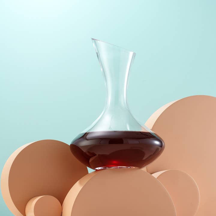 JoyJolt - Wholesale Decanter - Lancia Crystal Wine Decanter, 40 Oz5