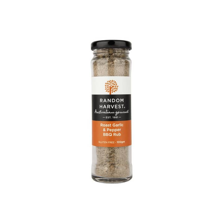 Roast Garlic & Pepper BBQ Rub 100g for wholesale by Random Harvest