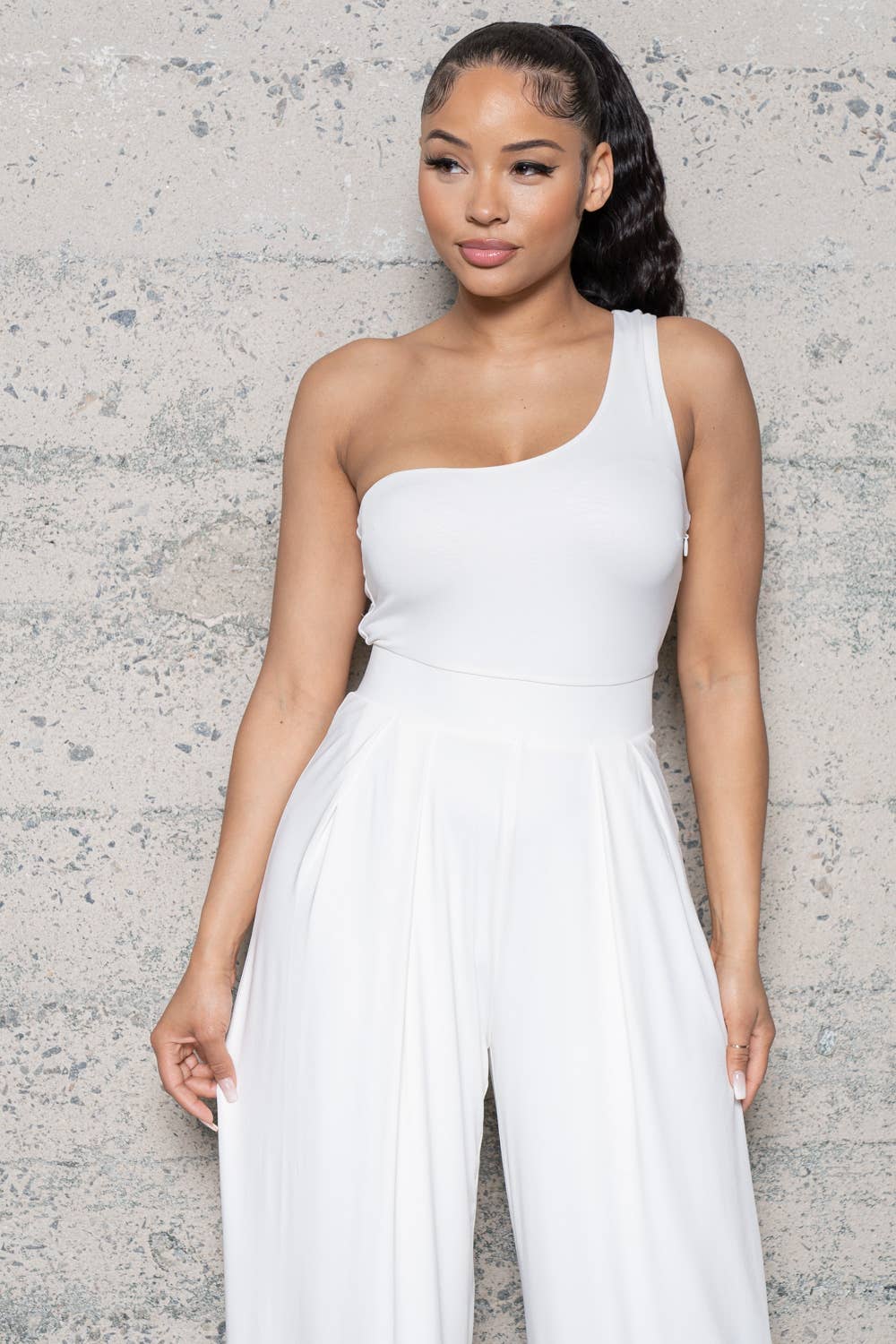 Melrose with Love - Wholesale Jumpsuit - Women's - WIDE LEG , ONE SHOULDER JUMPSUIT11