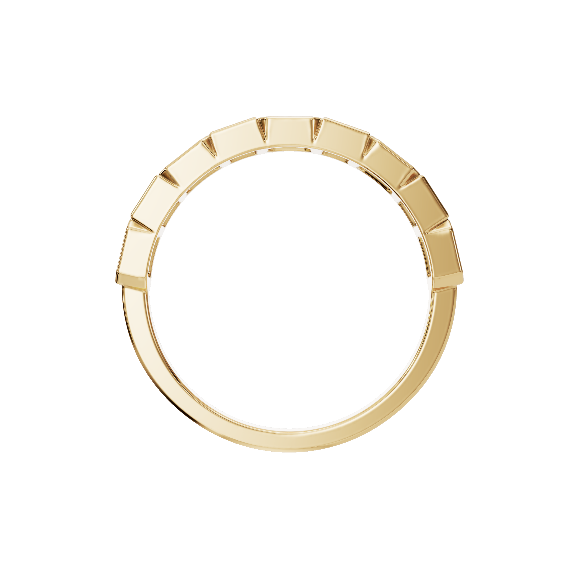 PureYou Jewelry - Wholesale Multi-Stone Ring - 14k Gold .60 Carat Lab Grown Diamond Half Eternity Band Ring3