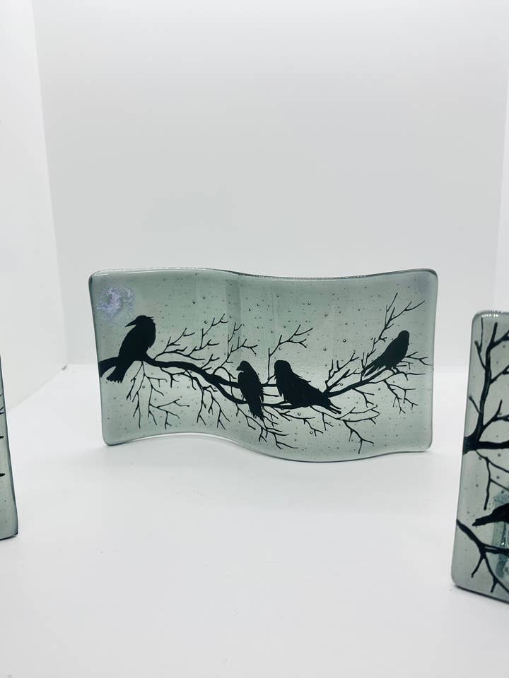 The Rookery Self standing for wholesale by Ally Glass Studio