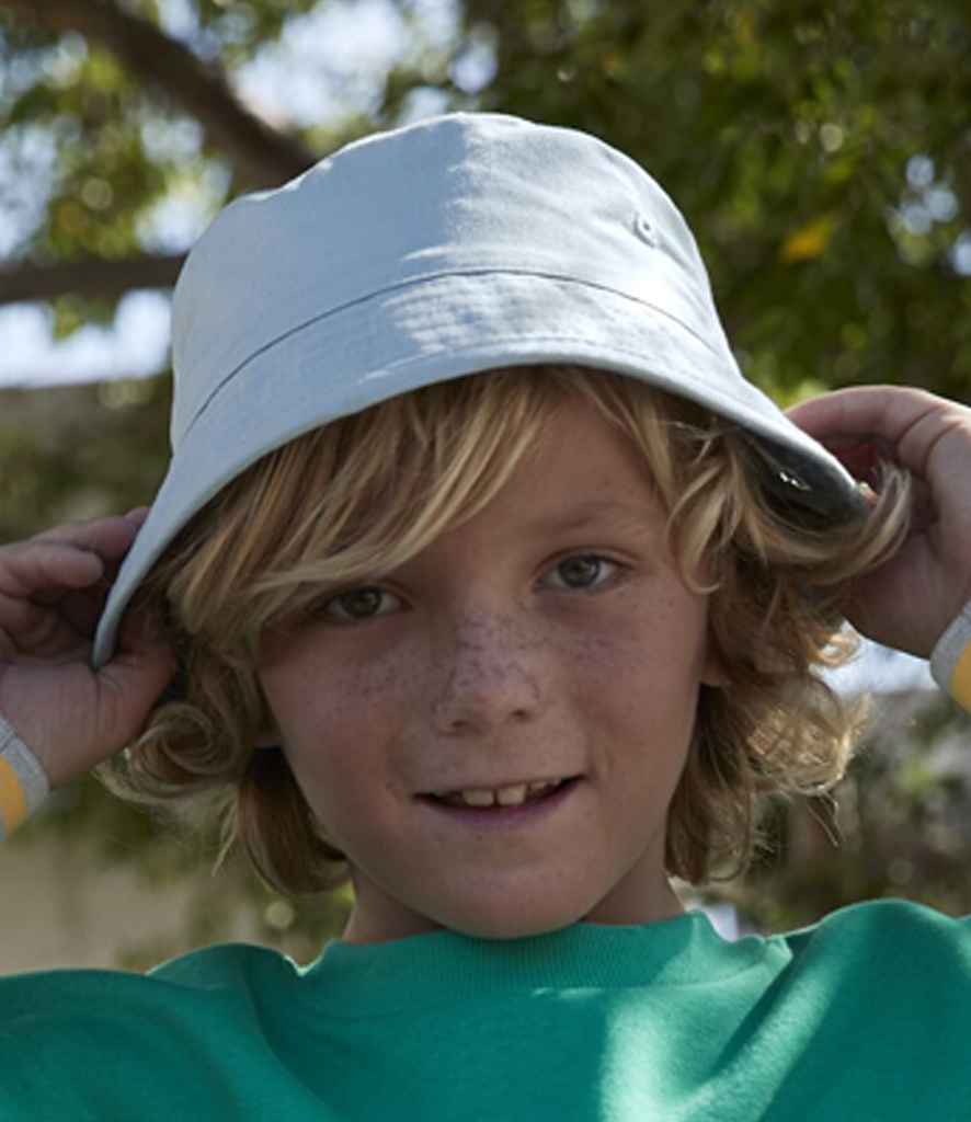 Pierre Francis – wholesale Bucket hat – kids – Beechfield - Kids Organic Cotton Bucket Hat4