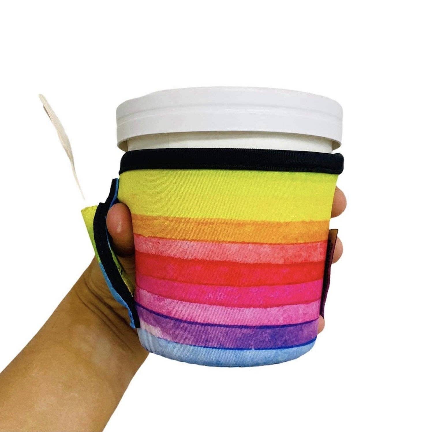 Drink Handlers - Wholesale Drink Huggers & Koozies - Rainbow Pint Size Ice Cream Handler™2
