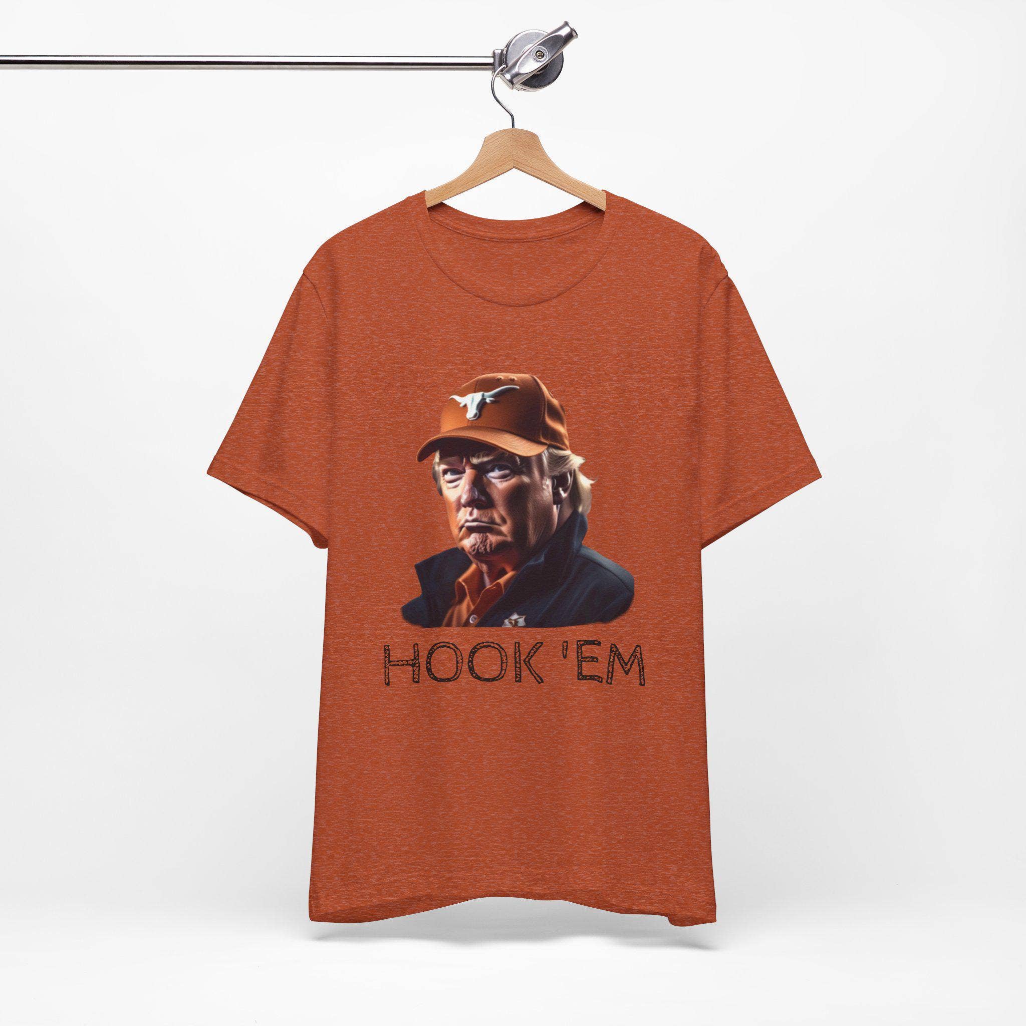 TheKingShirt - Wholesale Graphic Sweatshirt - Women's - Donald Trump Texas Longhorns Hook 'Em Shirt - Game Day2