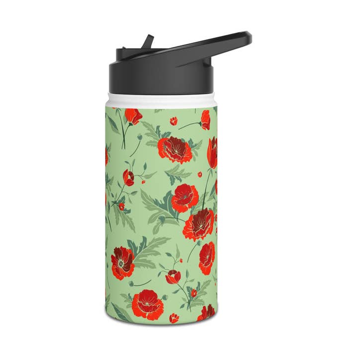 Bottiglia d'acqua in acciaio inossidabile, coperchio standard per la vendita all'ingrosso da parte di Fox & Willow Design Studio