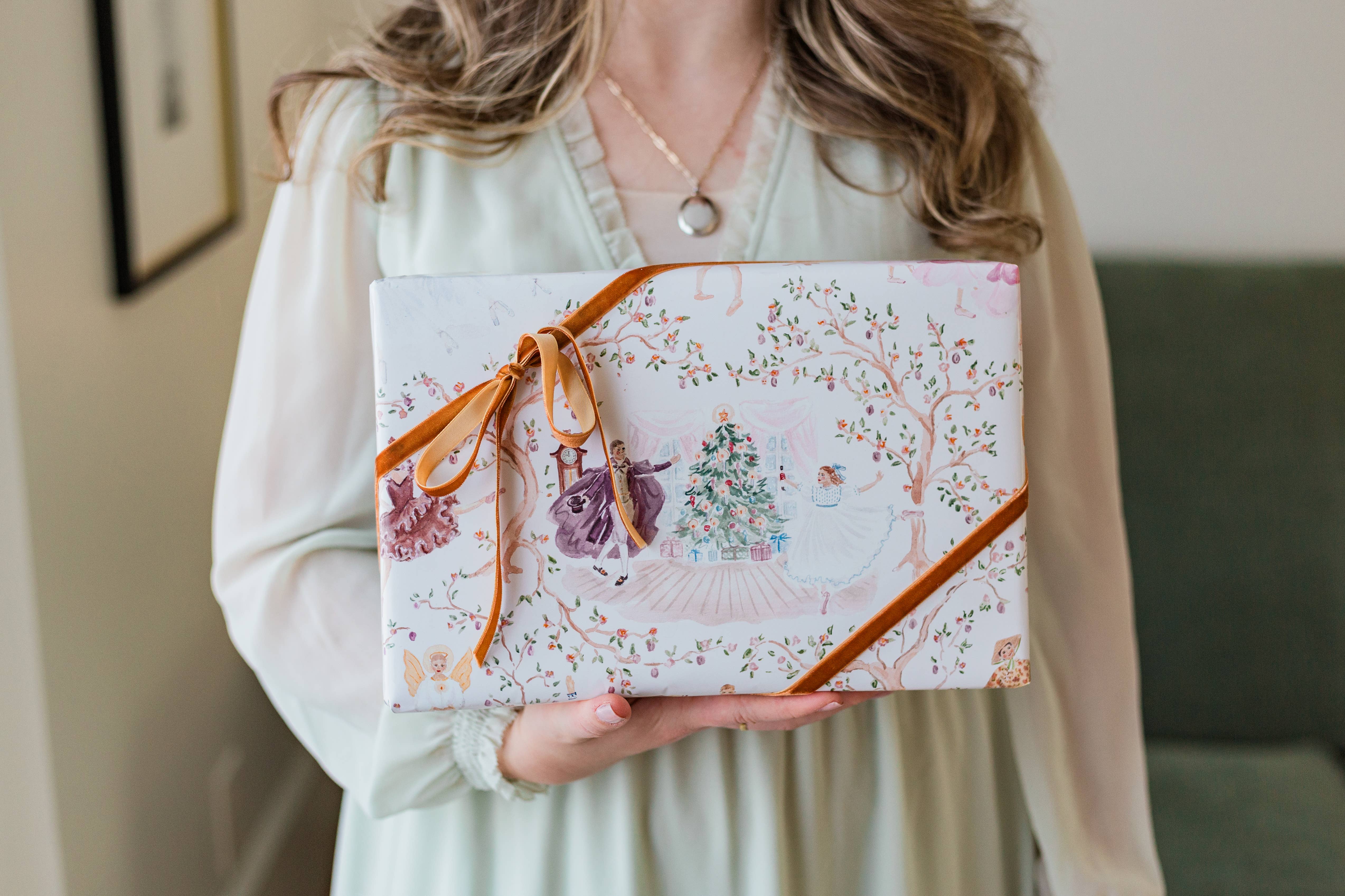 The Illustrated Life - Vendita all'ingrosso Rotoli di carta da regalo - Fogli di carta da regalo con motivo schiaccianoci Toile4