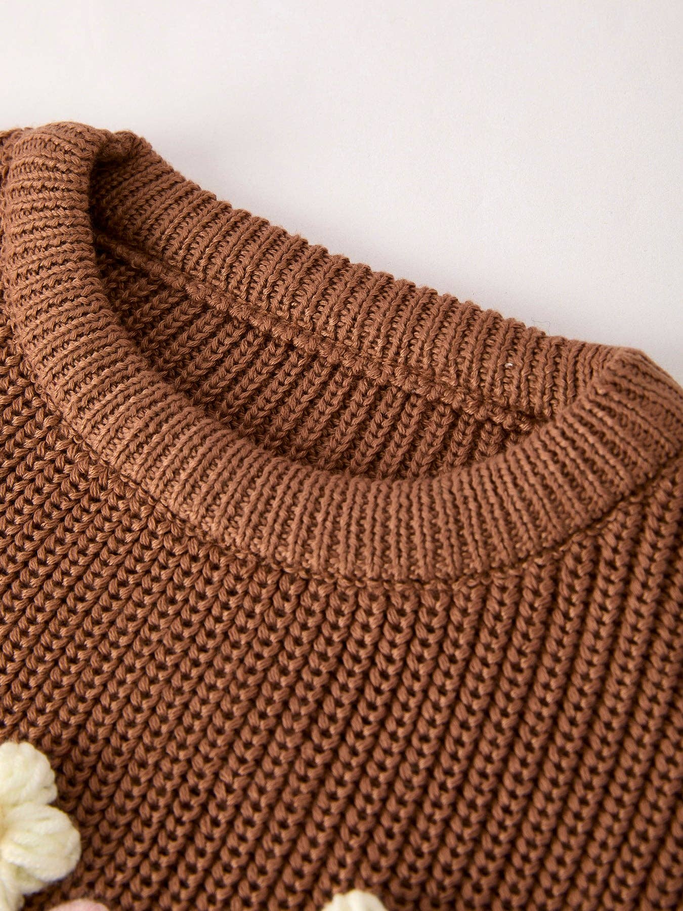 Rylee Faith Designs – wholesale Knitted jumper – Kids – TS Girls Winter Chocolate Pullover Sweater2