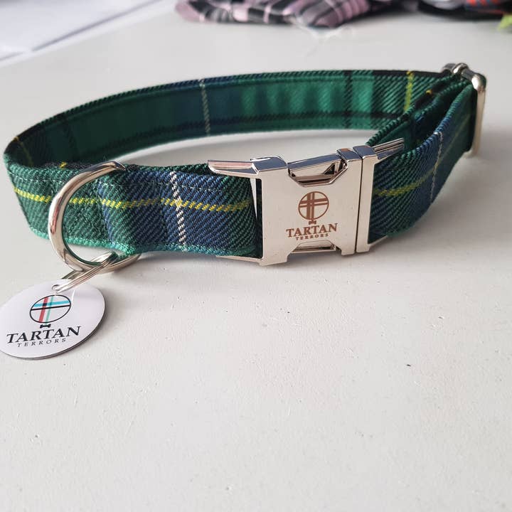 Collare per cani in tartan (medio) - Henderson Tartan per la vendita all'ingrosso da parte di Tartan Terrors