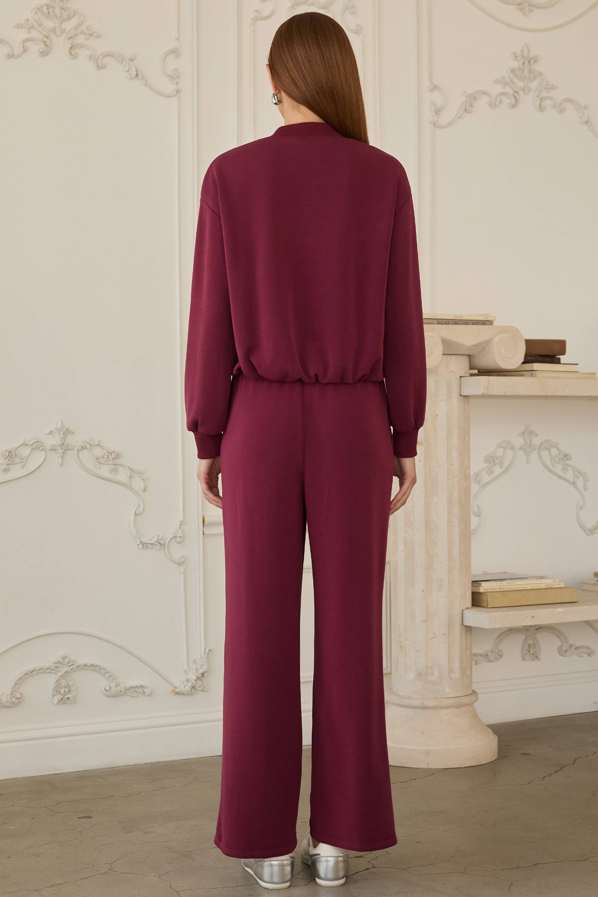 SKIES ARE BLUE - Wholesale Pants - Women's - Soft Modal Easy Pull Up Pants9