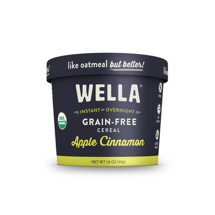 Wella Foods - Wholesale Breakfast Cereal - Wella Grain-Free Cereal Apple Cinnamon Cup