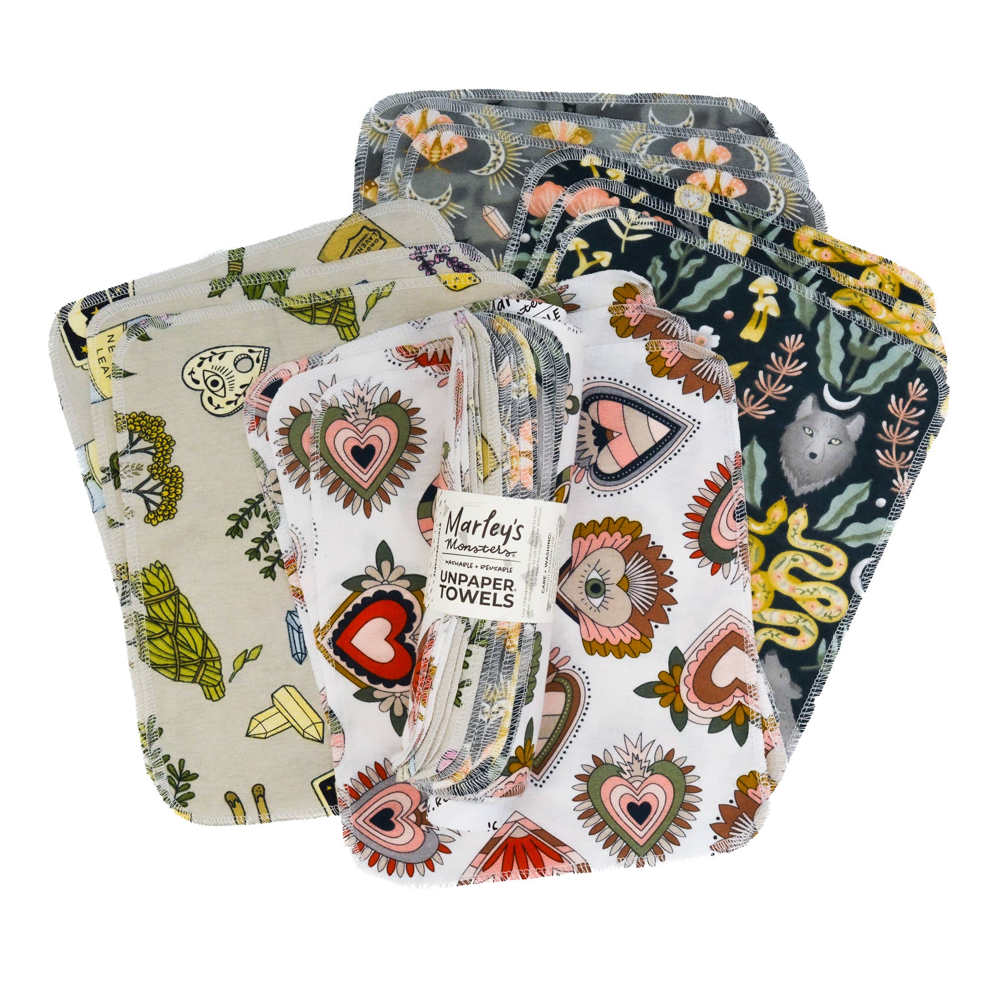 Marley's Monsters - Wholesale Paper Towels - Stockist Bundle Set of 6 rolls UNpaper® Towels: Prints21