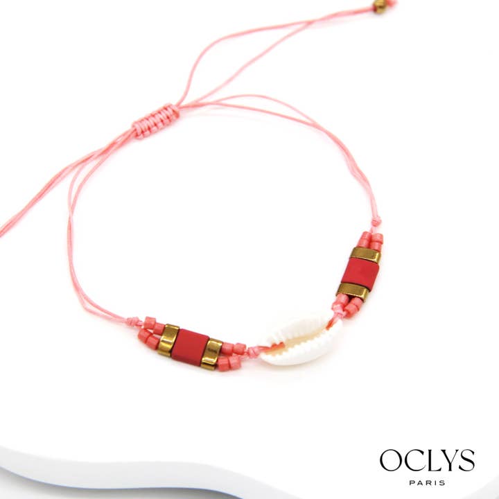 Lot 12 Bracelets enfants coquillage Coco pour la vente par Oclys