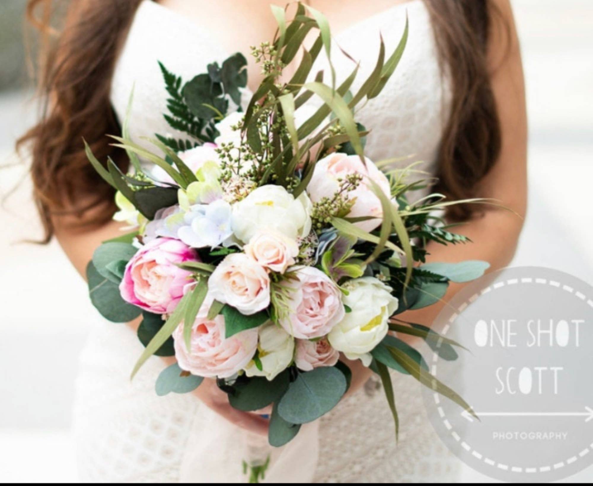 Angel Isabella - Wholesale Artificial Plant - 14"-Small Soft Touch Artificial Eucalyptus Stems3