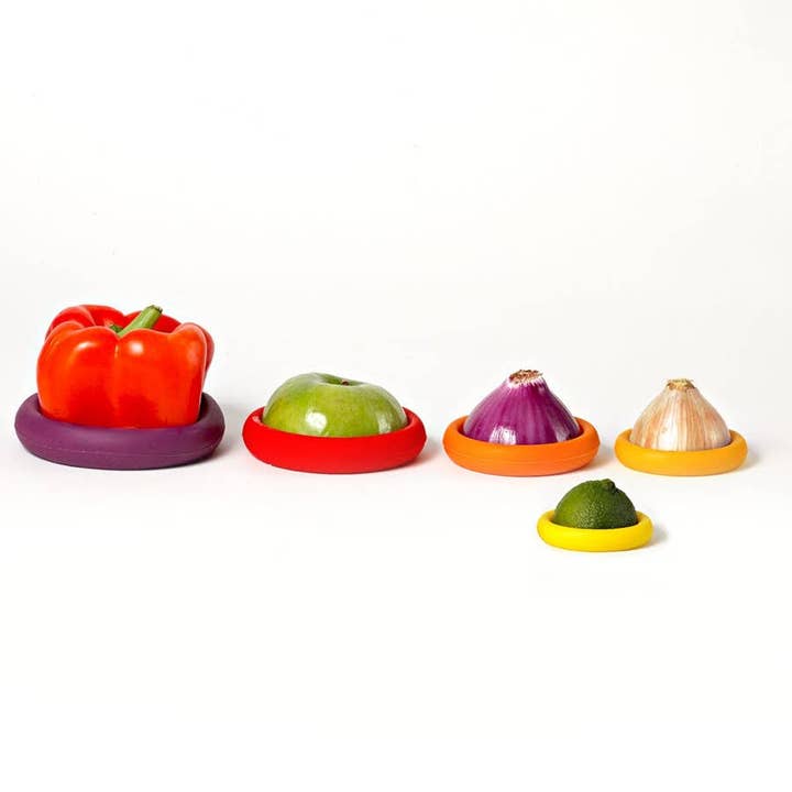 Food Huggers - Wholesale Food Storage Wrap/Bag - Autumn Harvest Food Huggers - Set of 5