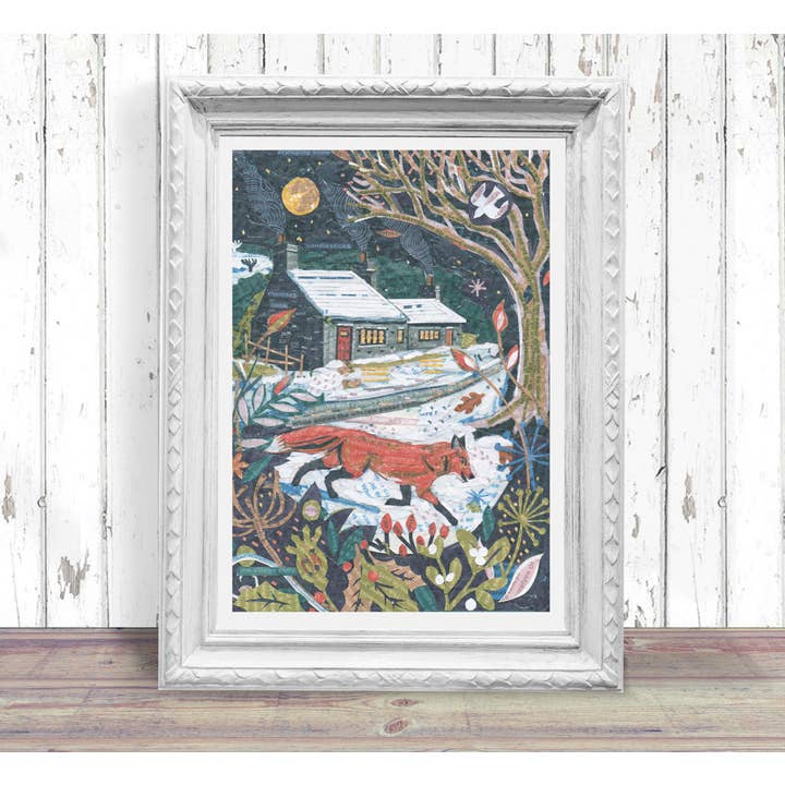 A Christmas Journey A3 Print on Silk Stock for wholesale by Jamie Poole