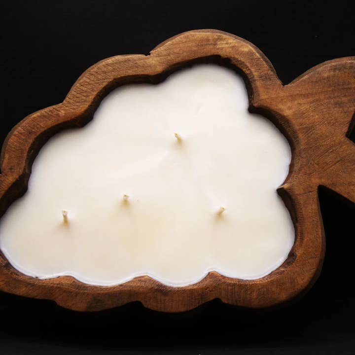 Grape Vine Dough Bowl Soy Wax Candle | Custom Scent for wholesale by Val Viola Candles