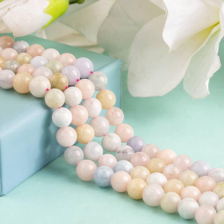 Soothing Crystals Beads - Wholesale Beads - Crystal Jewelry Beads | Morganite | Healing Gemstone Beads11