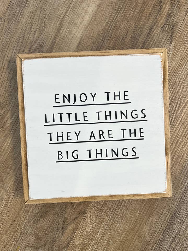 Enjoy the Little Things for wholesale by Uniquely You Creative