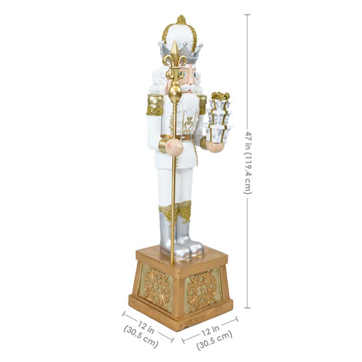 Sunnydaze Decor - Wholesale Holiday Nutcracker - Pierre the Fleur-de-Lis Christmas Nutcracker Statue - 47" H6