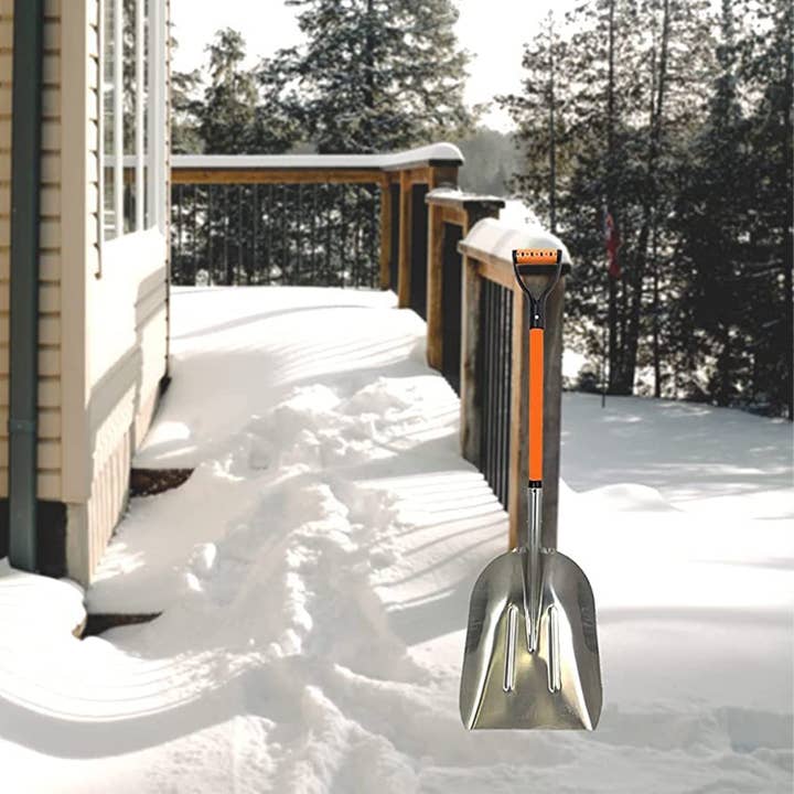 Ashman Online - Wholesale Garden Tool - Ashman Aluminum Snow Shovel 48 Inches with Large Head and Durable Handle (6 Pack)5