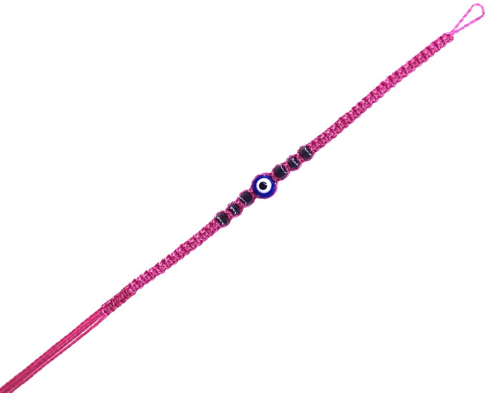 Pichincha - Wholesale Beaded Bracelet - Evil Eye Bead Thin Macrame Friendship Bracelet6