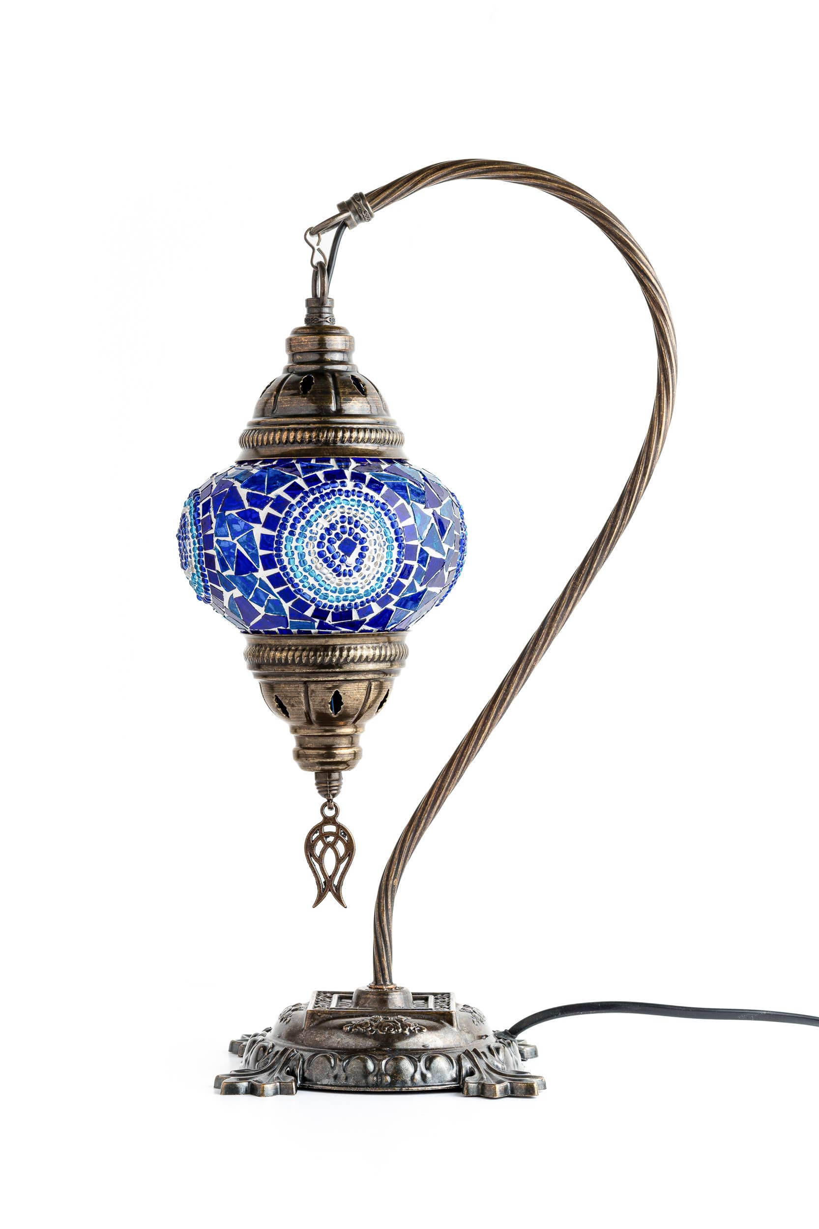 KAFTHAN - Wholesale Accent/Desk Lamp - Swan Neck Mosaic Lamps | Christmas & Holiday Decor Lighting6
